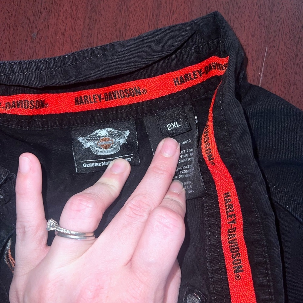 Harley-Davidson Black Sleeveless Vest - Picture 2 of 5